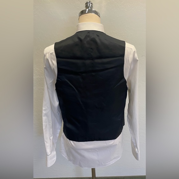 Aquascutum of London Vintage 3 Piece Striped Pleated Wool Suit in Gray Size 44 L - Picture 4 of 15